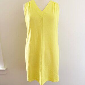 Banana Republic Bright Yellow Shift Dress Size 6